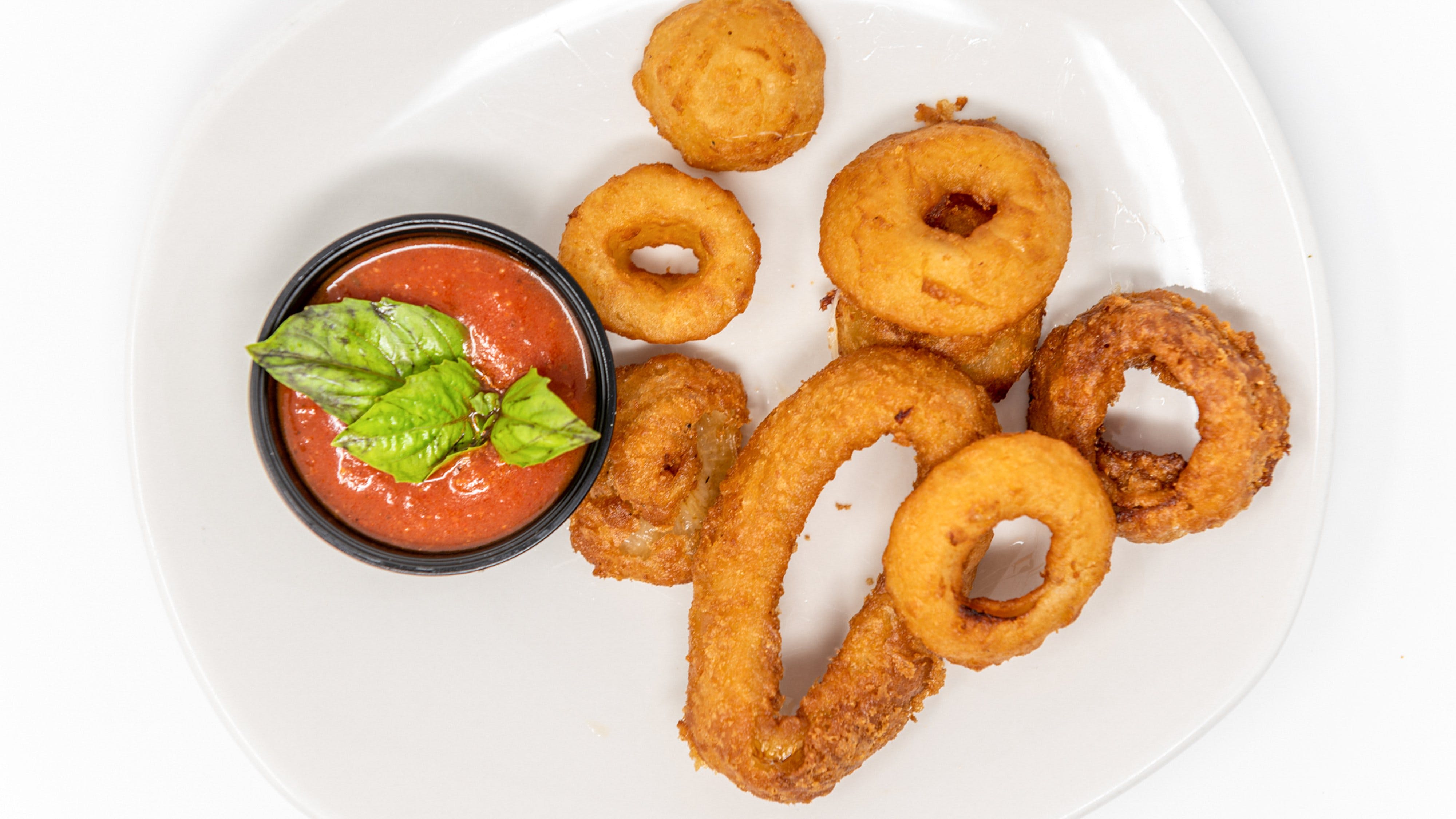 Order Onion Rings - Side food online from I Love Ny Pizza Of Woodstock store, Woodstock on bringmethat.com