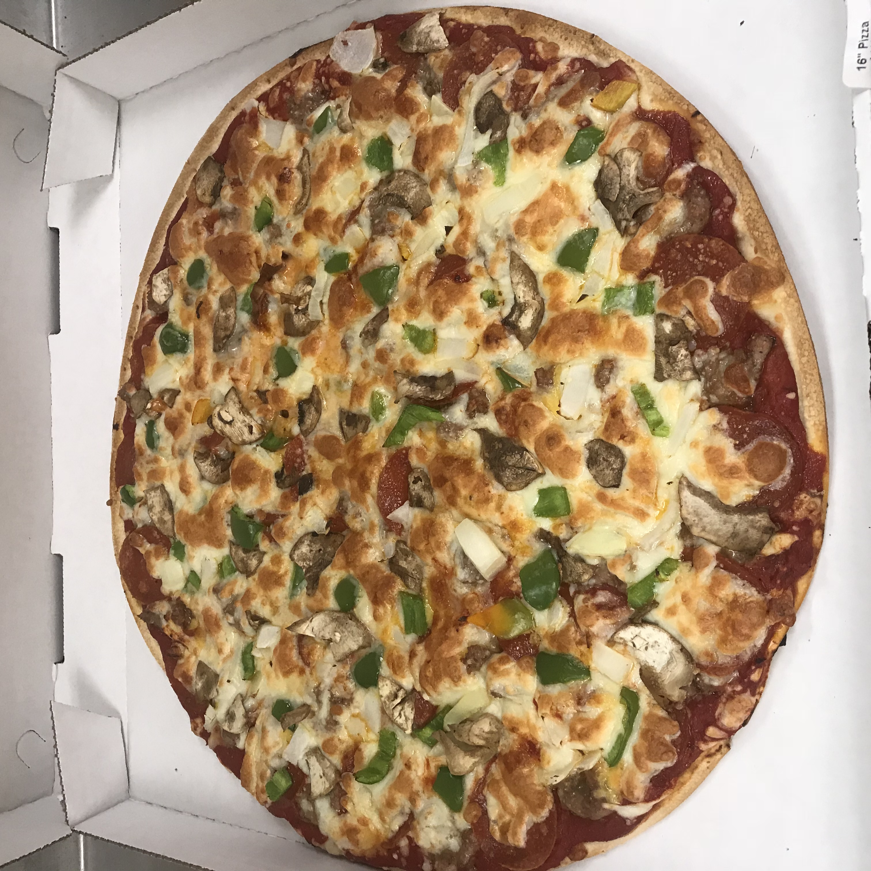 Order Deluxe Pizza food online from Elicia's Pizza store, Saint Louis on bringmethat.com