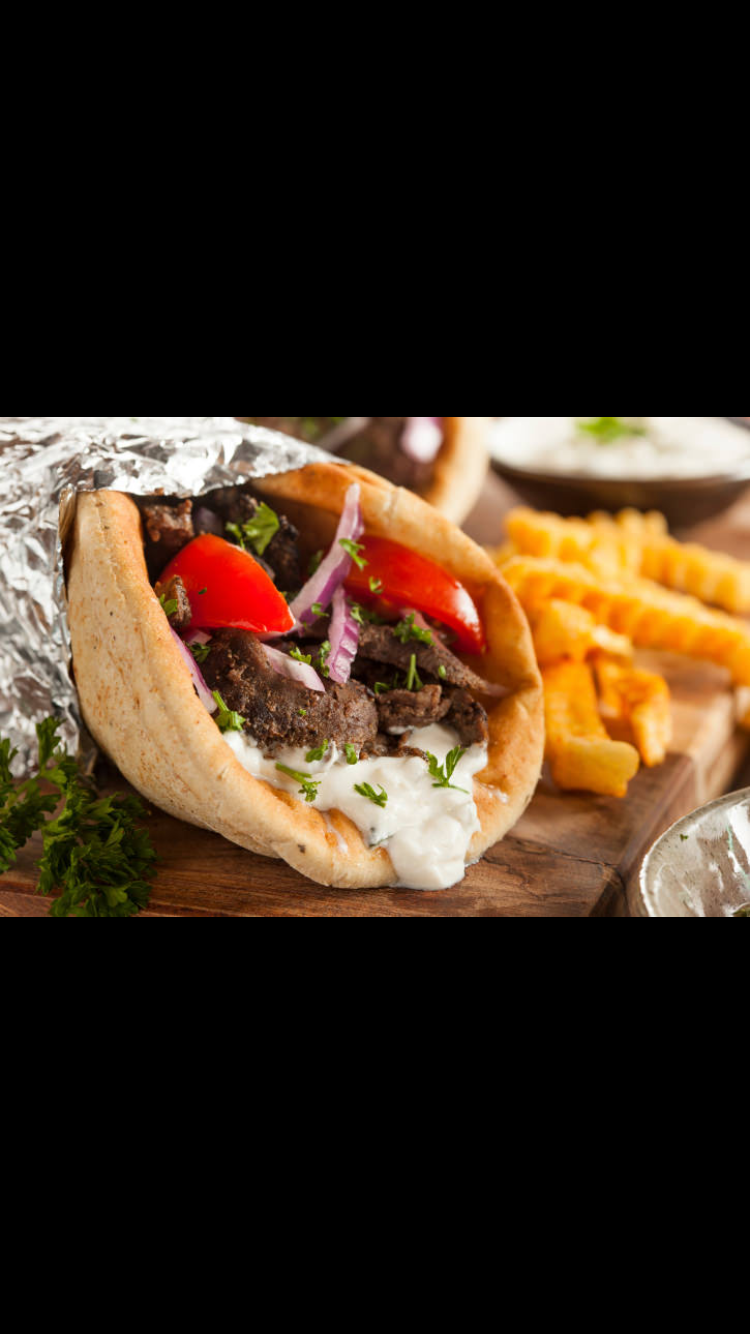 Order Gyro and Fries Lunch food online from Prospero Pizza store, New Castle on bringmethat.com