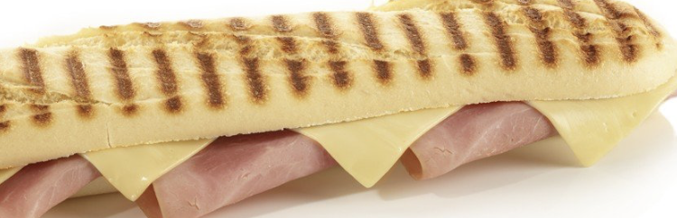 Order 8#Toast Ham & cheese 燎 yellow  food online from Robert Food Market store, East Orange on bringmethat.com