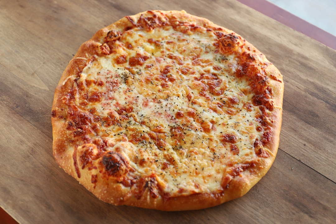 Order Four Cheese Pizza food online from Wealthy Street Bakery store, Grand Rapids on bringmethat.com