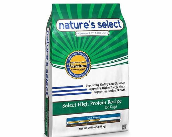 Order High Protein Recipe - Chicken (30 lbs) food online from Nature Select Pet store, Lake Barrington on bringmethat.com