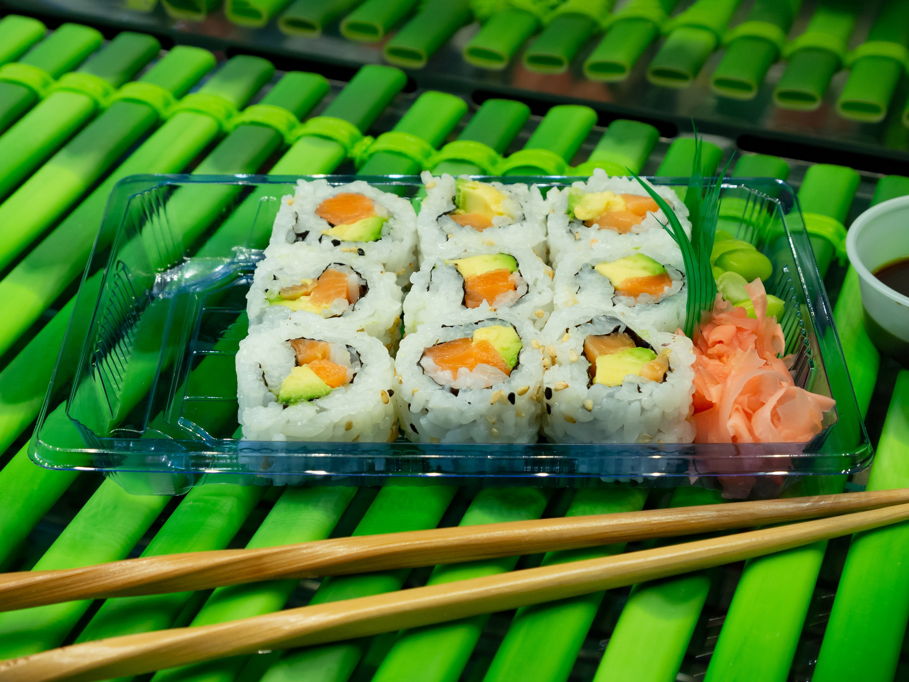 Order Atlantic Roll food online from Sesame Sushi store, Richmond on bringmethat.com