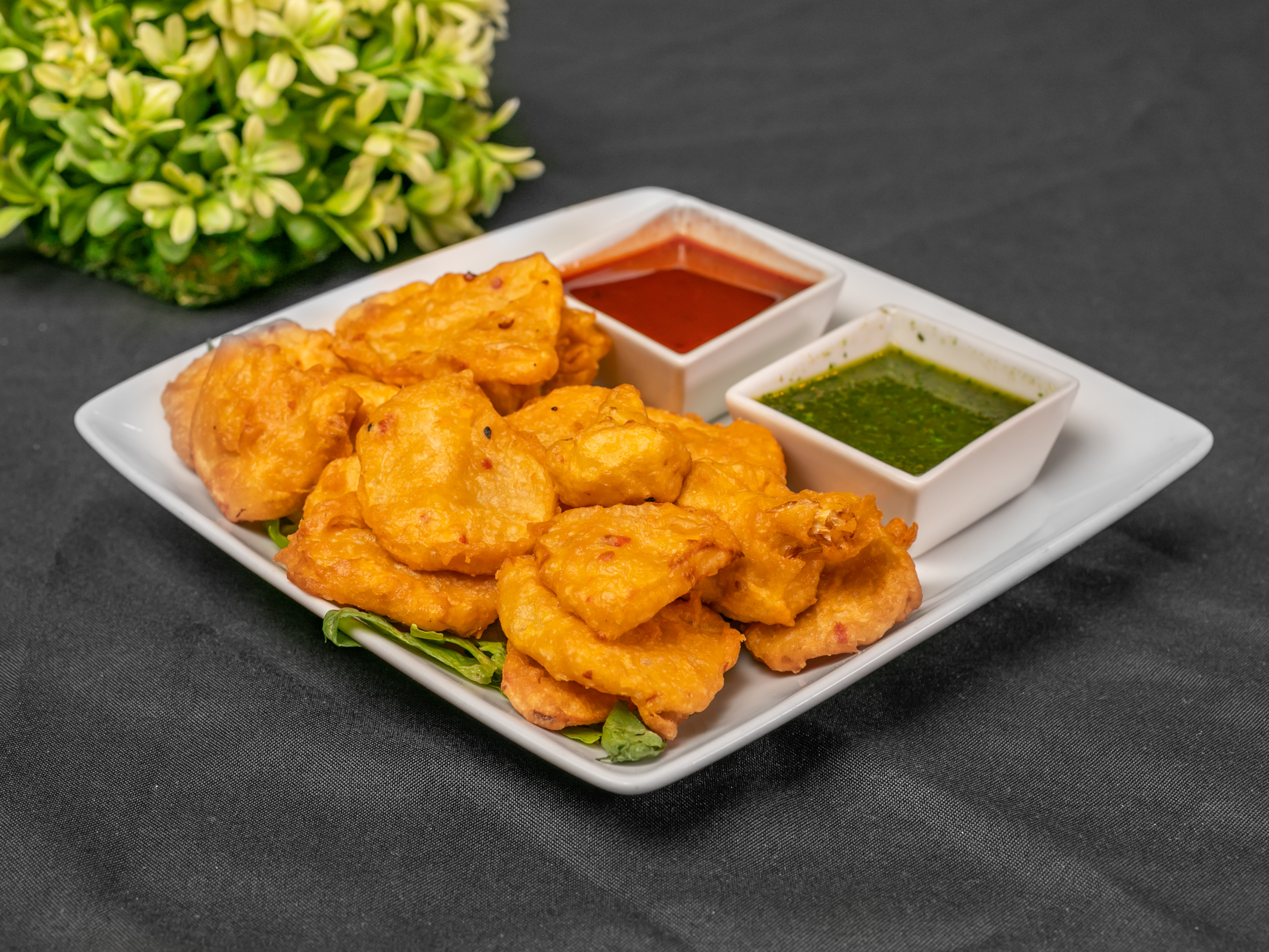 Order Vegetable Pakora food online from Taste of India store, Denver on bringmethat.com