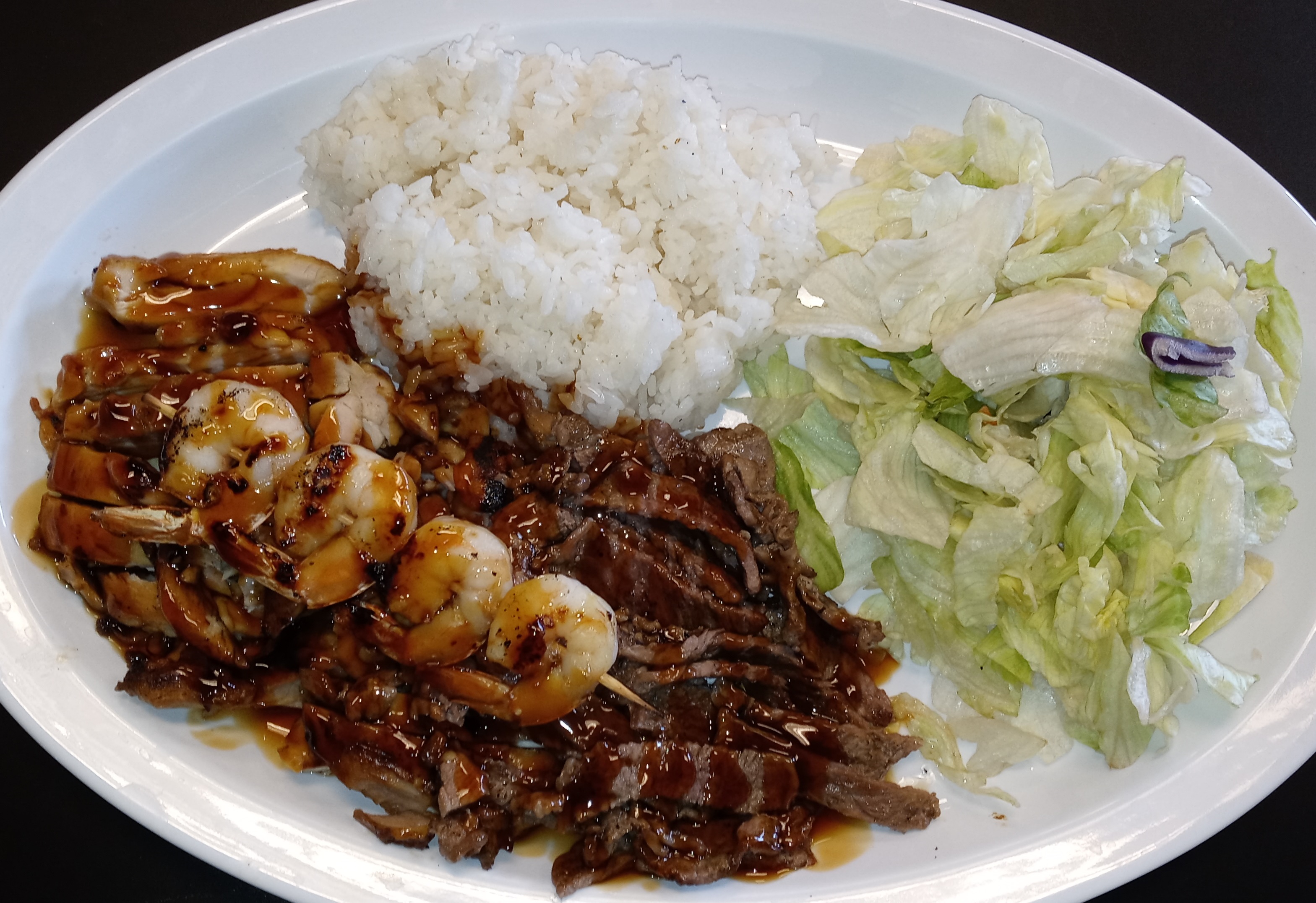 Order House Combo Plate food online from California Teriyaki Grill store, Mission Viejo on bringmethat.com