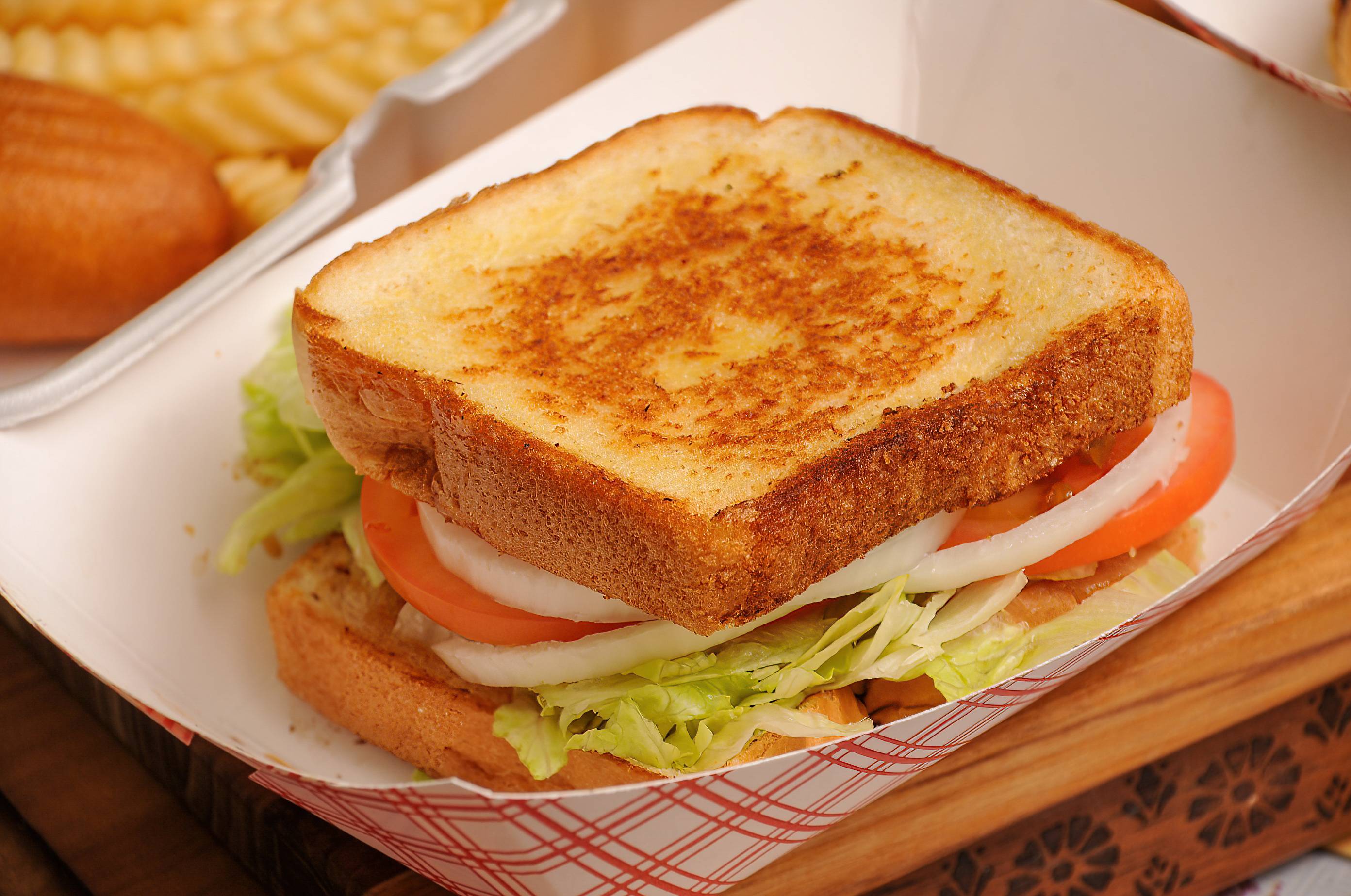 Order Veggie Sandwich food online from Brightstar Grill store, Mount Holly on bringmethat.com