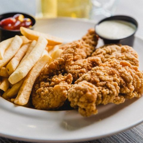 Order Crispy Breaded Chicken Strips food online from Woodstone Pizzeria store, Chino Hills on bringmethat.com