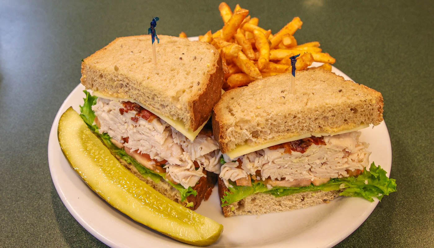 Order Southwest Turkey Club Sandwich food online from Sunny Street Cafe store, Painesville on bringmethat.com