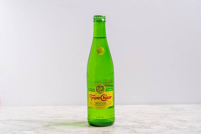 Order TOPO CHICO "TWIST AND LIME" food online from Tocaya Modern Mexican store, Del Mar on bringmethat.com