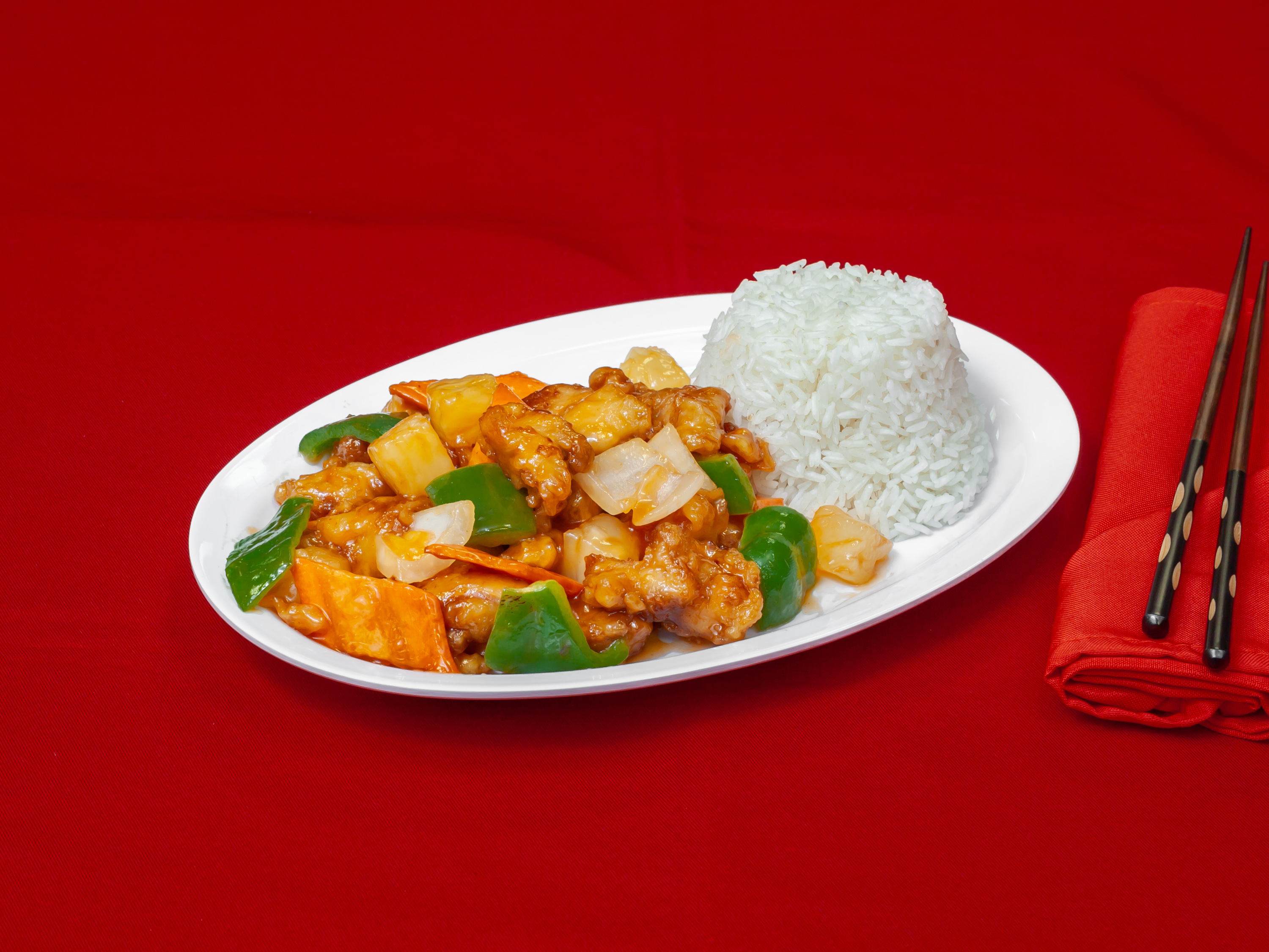 Order Sweet and Sour Chicken food online from Silk Road store, Chicago on bringmethat.com