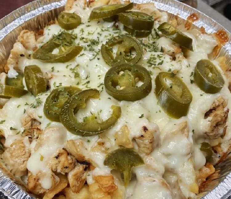 Order Chicken Mexi Fries - Appetizer food online from Buffalo House store, Philadelphia on bringmethat.com
