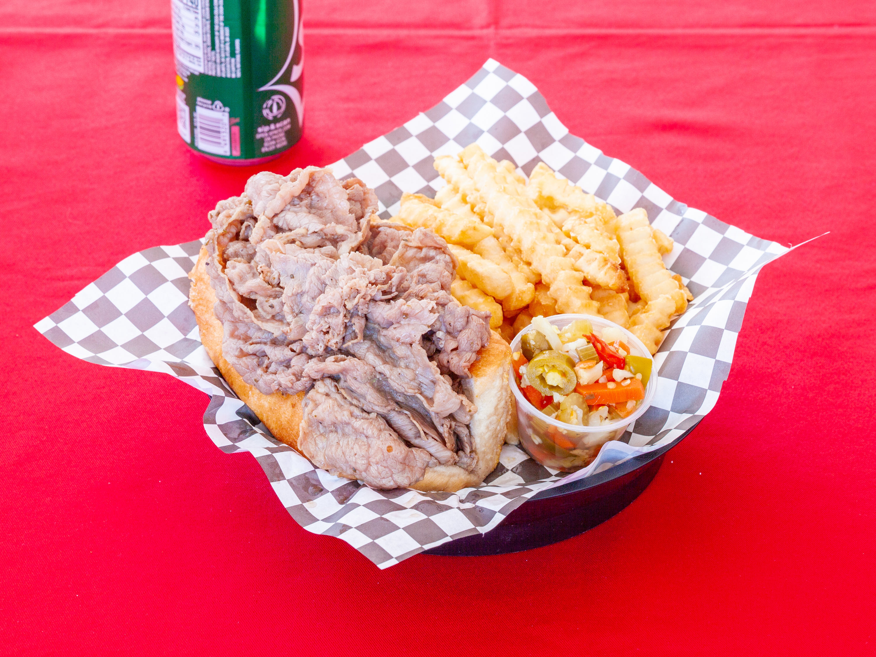 Order 3. Italian Beef food online from Gts Fast Food store, Chicago on bringmethat.com