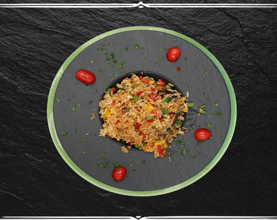 Order Risotto Veggies food online from Roma Restaurant & Pizzeria store, Clifton on bringmethat.com
