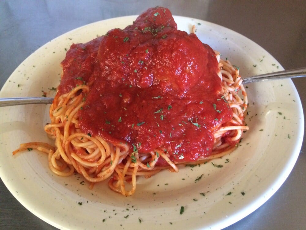 Order Spaghetti Marinara food online from NY Pizzeria store, Arlington on bringmethat.com