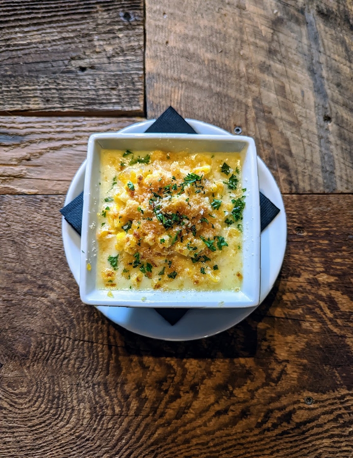Order Truffle Creamed Corn food online from C.A.Y.A. Smoke House Grill store, Walled Lake on bringmethat.com