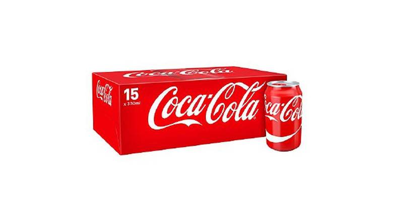 Order Coke Can Pack Of 15 food online from Exxon Constant Friendship store, Abingdon on bringmethat.com