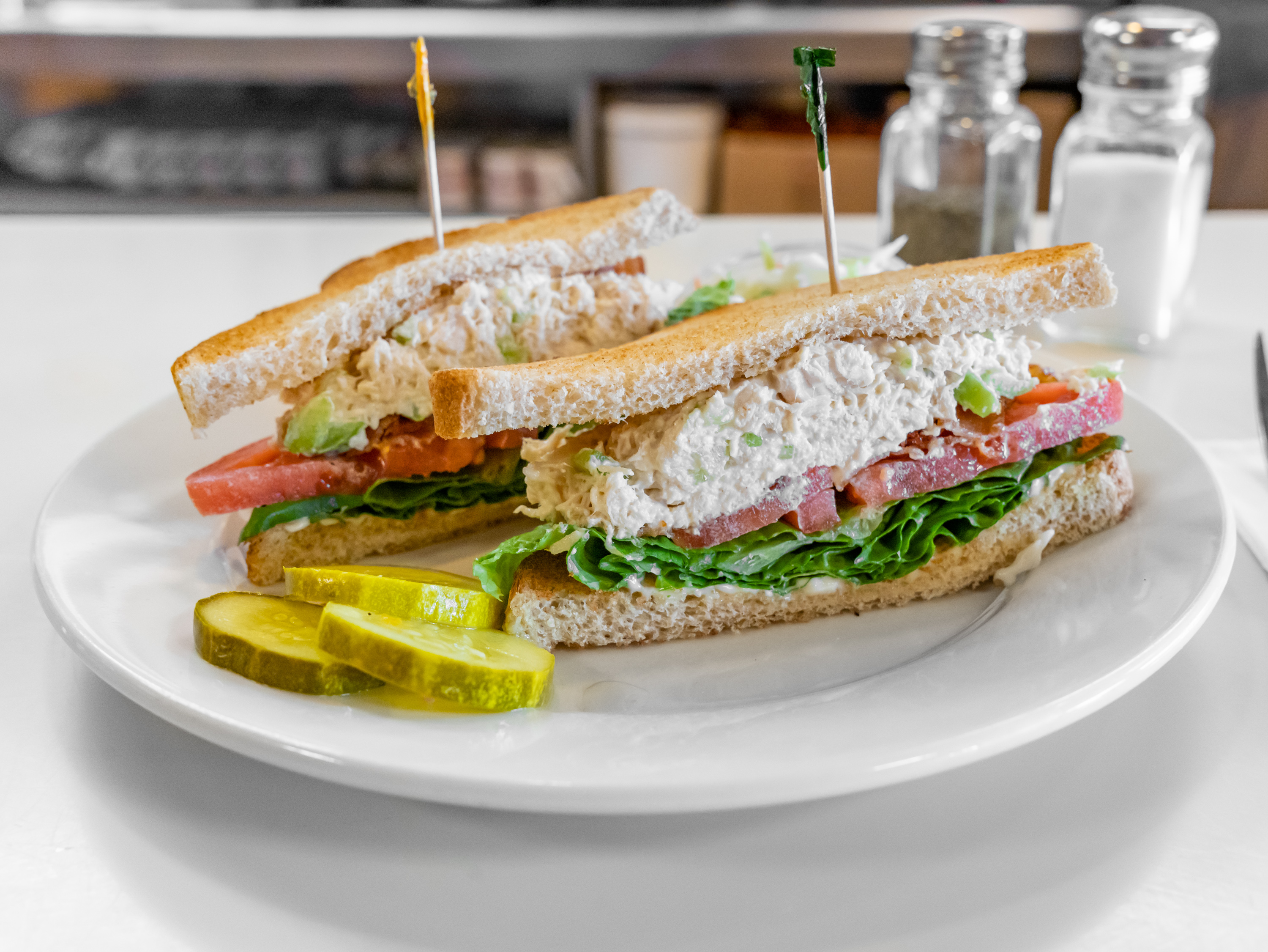 Order Chicken Salad Sandwich food online from Early Bird Cafe store, Ridgefield on bringmethat.com