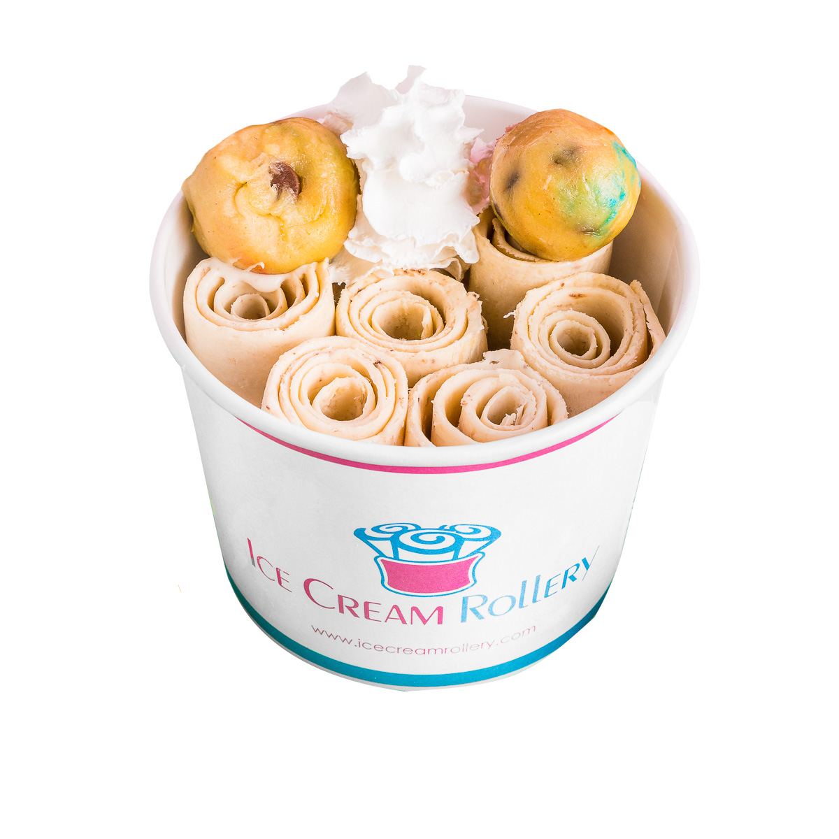 Order 10. Cookie Dough Craver food online from Ice Cream Rollery store, Reynoldsburg on bringmethat.com