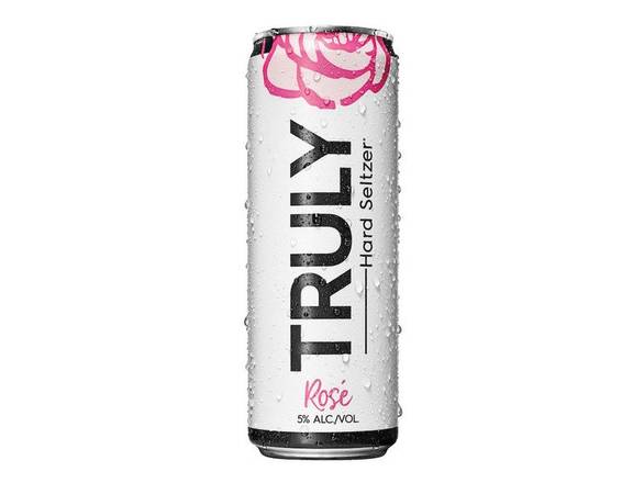 Order TRULY Hard Seltzer Rosé, Spiked & Sparkling Water - 6x 12oz Cans food online from Wine Expo store, Santa Monica on bringmethat.com