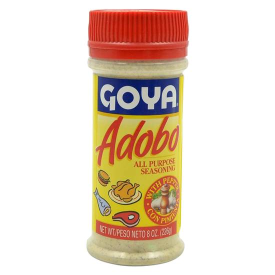 Order Goya Adobo All Purpose Seasoning with Pepper 8 oz food online from Everyday Needs by Gopuff store, Chino on bringmethat.com