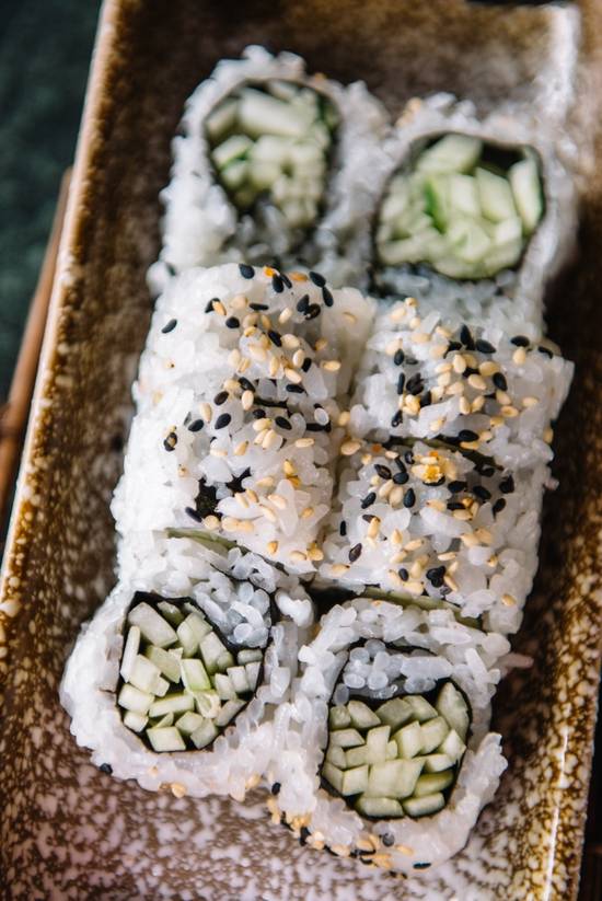 Order Cucumber Roll food online from Tsunami Japanese Restaurant store, North Charleston on bringmethat.com