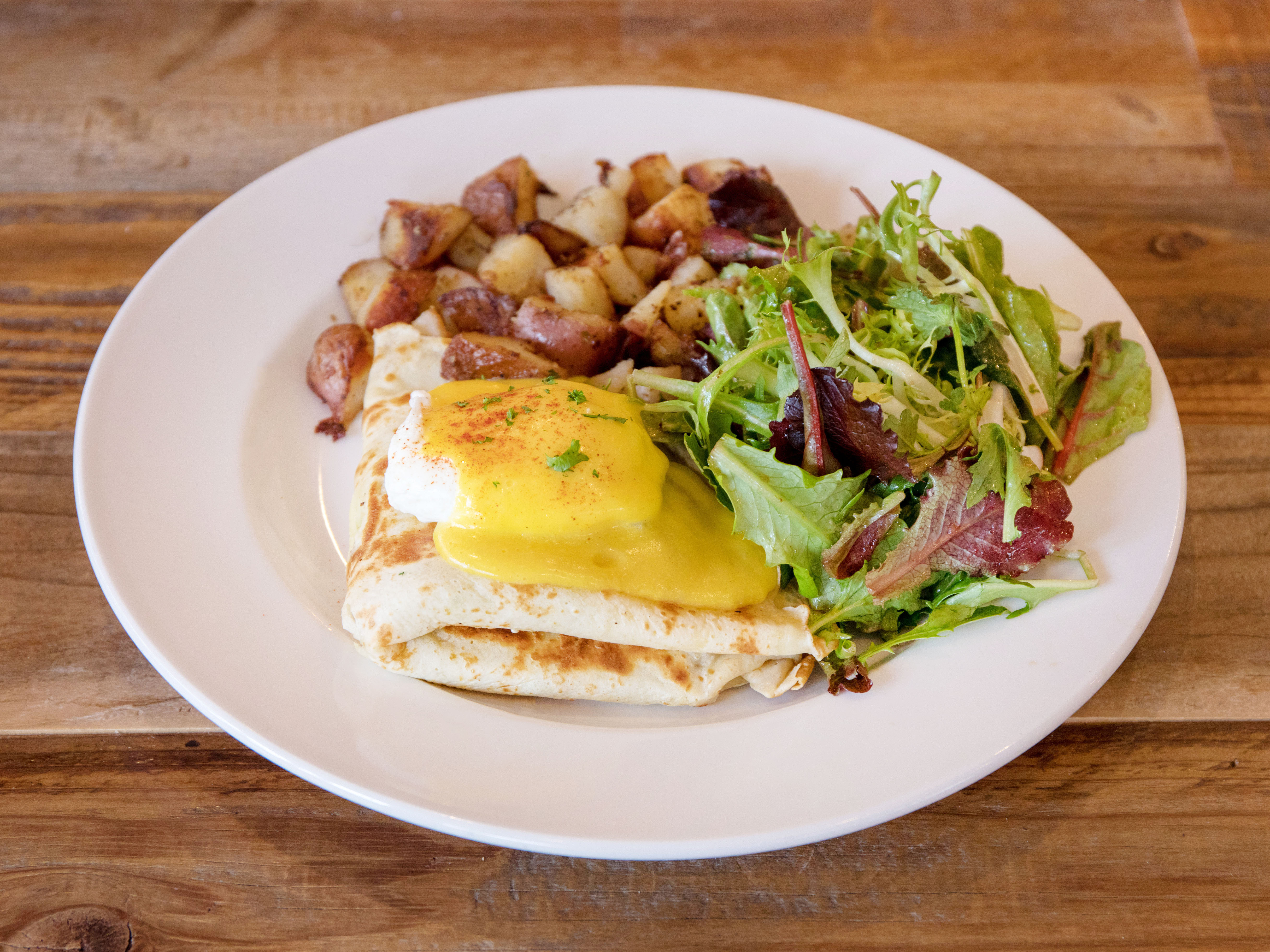 Order Crepe Benedict food online from Annabella's Kitchen store, San Francisco on bringmethat.com