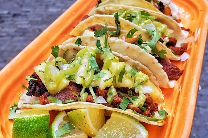 Order Tacos Al Pastor food online from Mad Dog And Beans store, New York on bringmethat.com