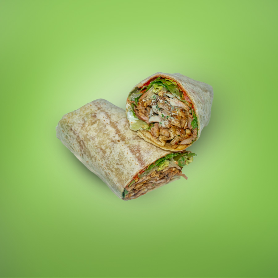 Order Chicken Wrap food online from Med Grill store, San Diego on bringmethat.com