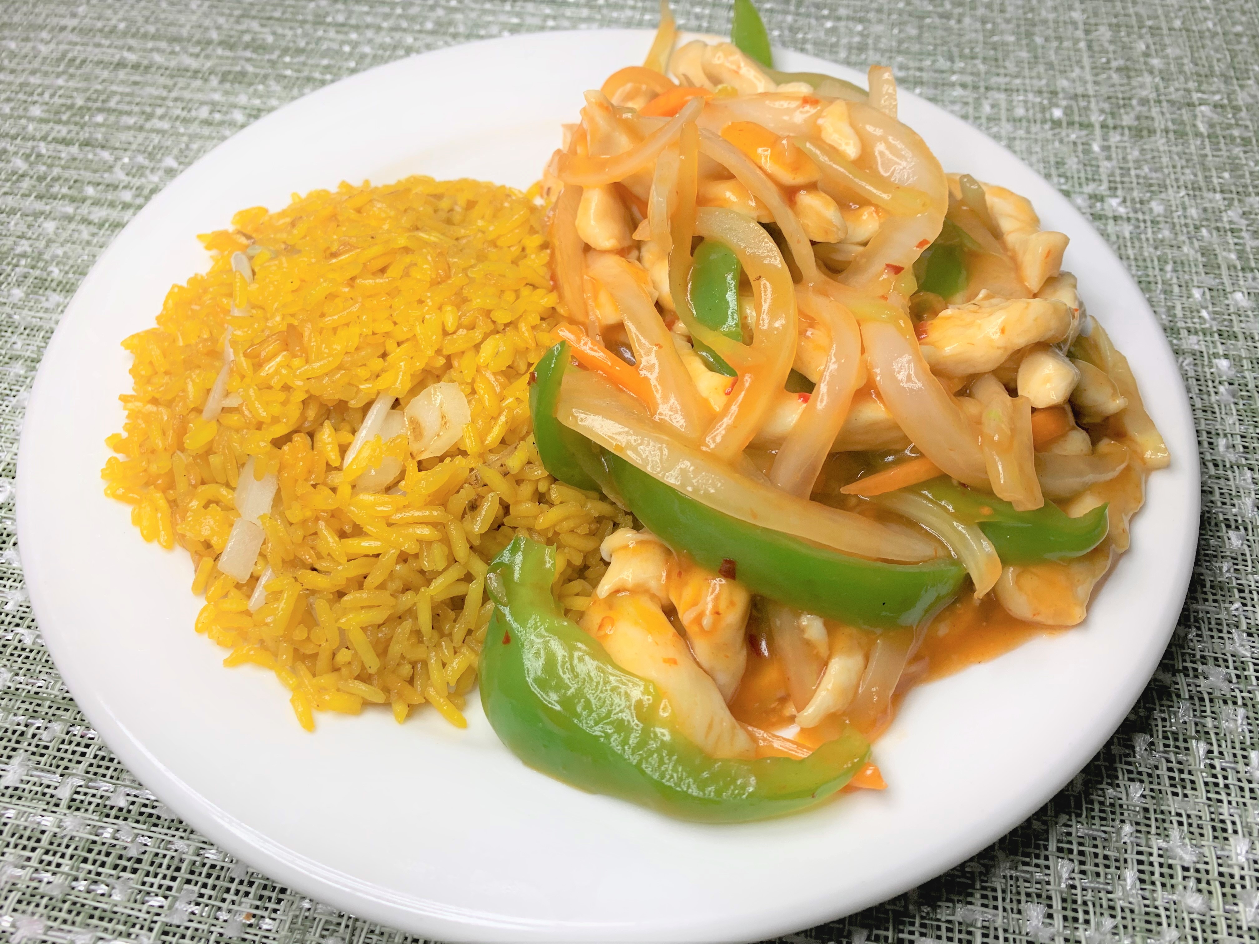 Order S15. Hot&Spicy Shredded Chicken干烧鸡 food online from Fuji China store, Knightdale on bringmethat.com