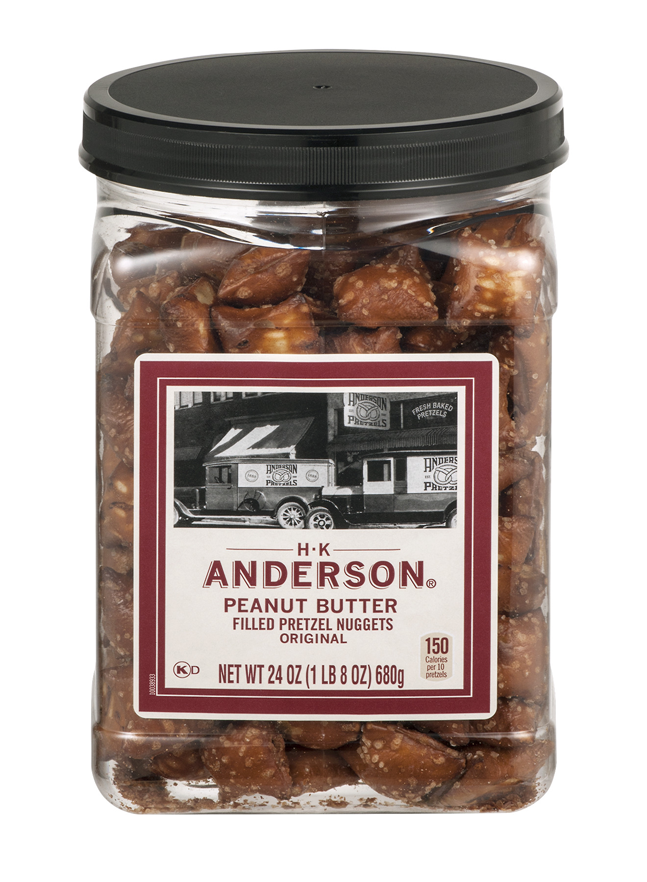 Order HK Anderson Peanut Butter Filled Pretzel Nuggets - 24 oz food online from Rite Aid store, MILLER PLACE on bringmethat.com
