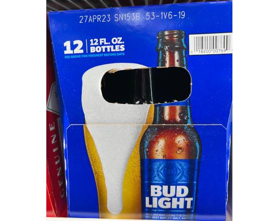 Order Bud Light, 12pk-12oz can beer (4.2% ABV) food online from Starfox Liquor store, Champaign on bringmethat.com