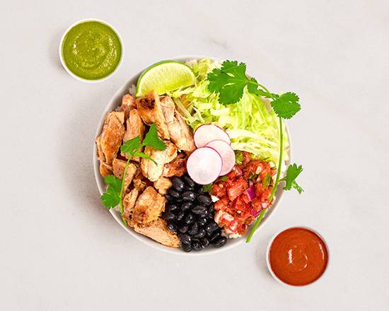 Order Chicken Burrito Bowl food online from Burrito Affirmation store, Thousand Oaks on bringmethat.com