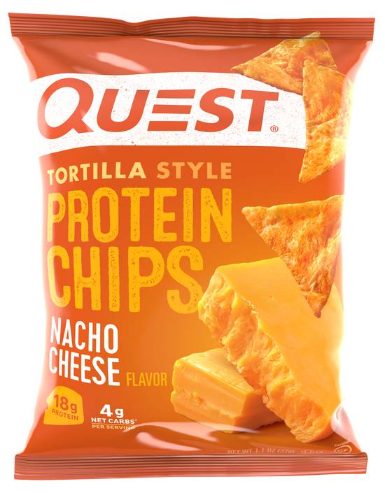 Order Quest Nutrition Tortilla Style Protein Chips, Nacho Cheese food online from Cvs store, MONTEZUMA on bringmethat.com