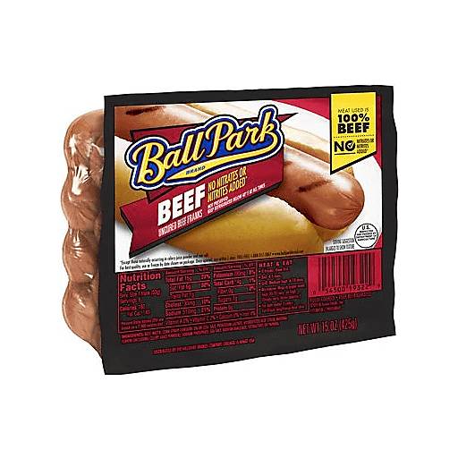 Order Ball Park Franks All Beef  (15 OZ) 40566 food online from BevMo! store, Greenbrae on bringmethat.com