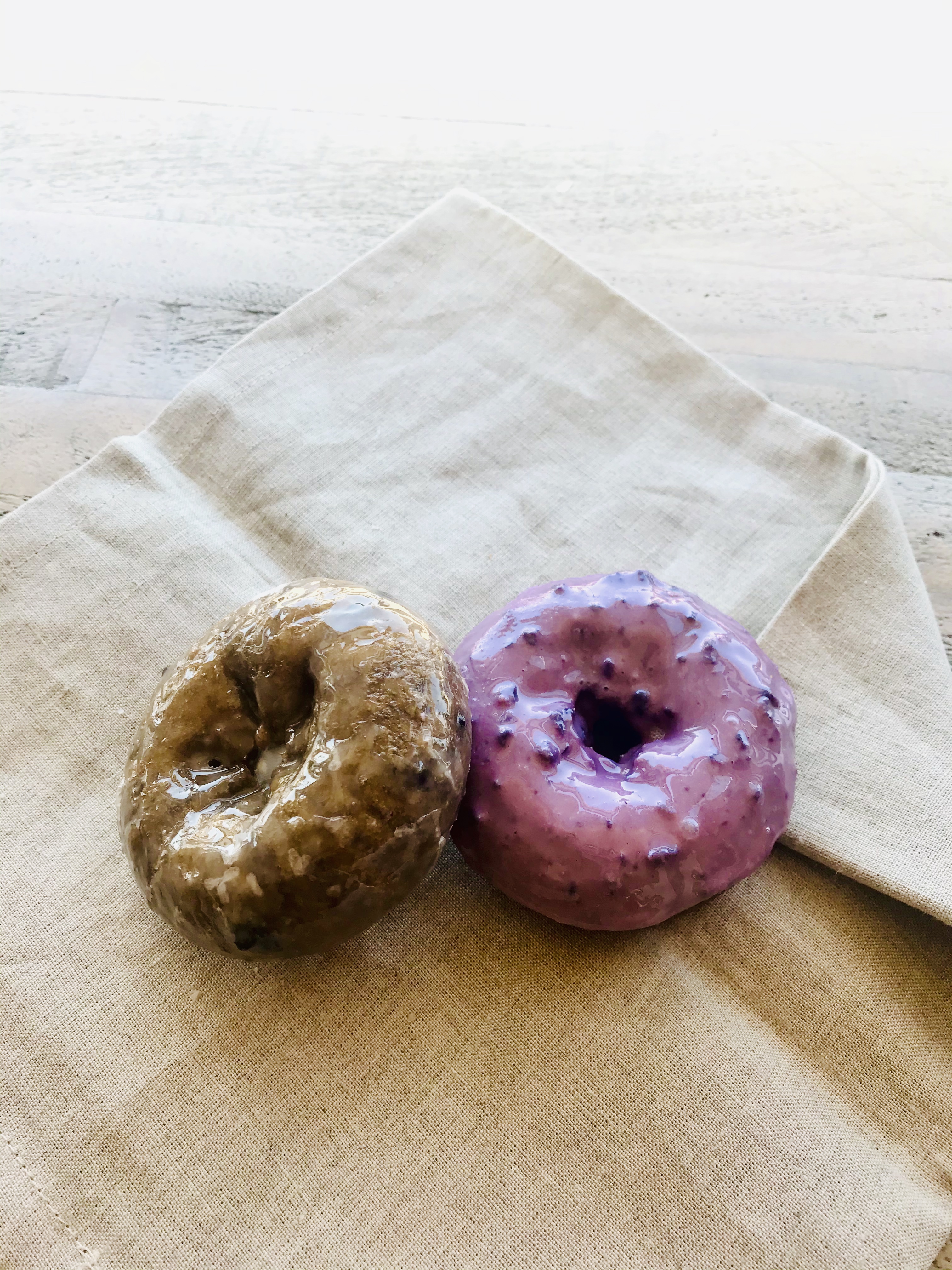 Order Blueberry cake donut  food online from Donna Donuts store, Keller on bringmethat.com