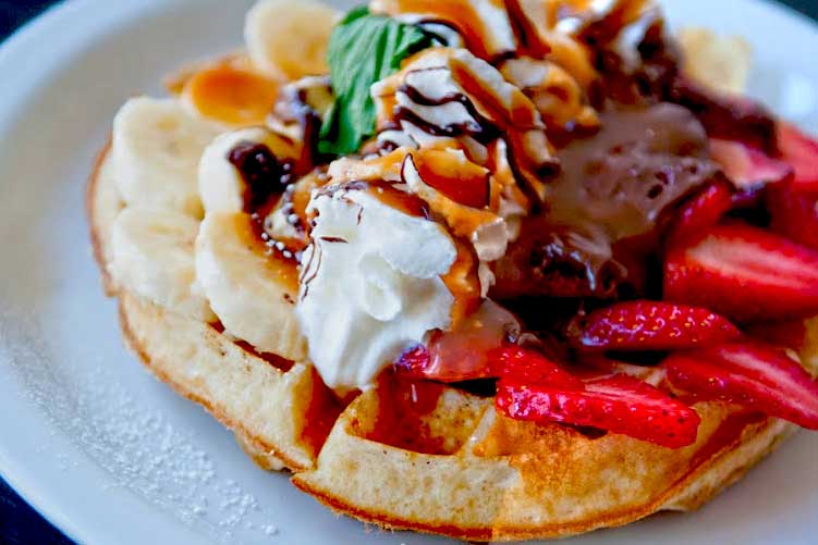 Order Rogier Waffle food online from Crepe Express store, Houston on bringmethat.com