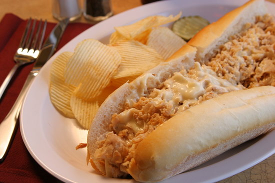 Order 26. Chicken and Cheese Sub Combo food online from Sal Pizza store, Newport News on bringmethat.com