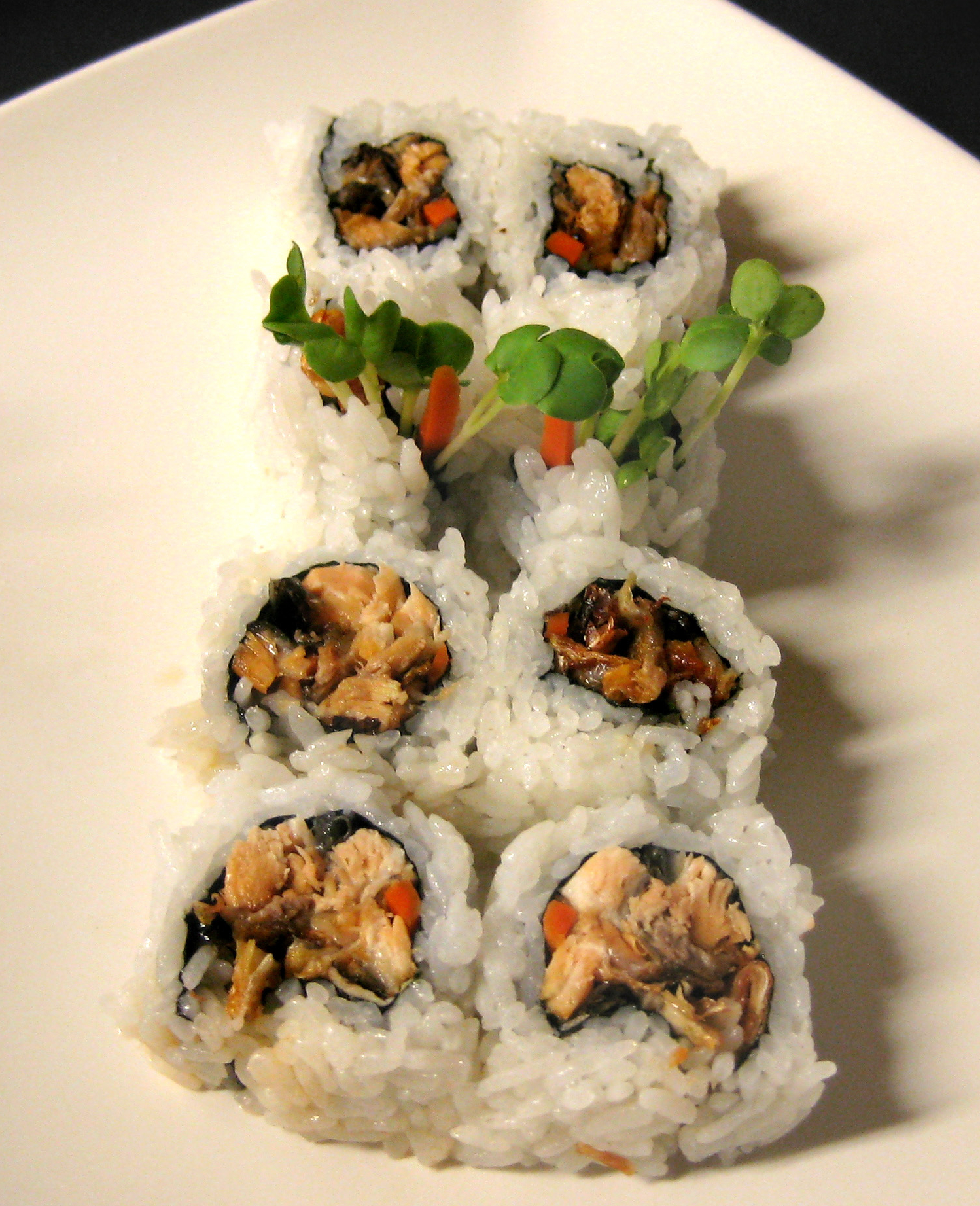 Order Salmon Skin Roll food online from Kino Sushi store, Los Angeles on bringmethat.com
