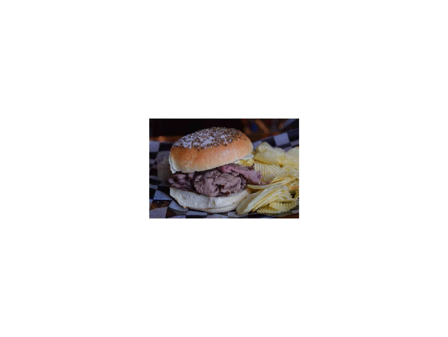 Order Beef on Weck food online from Sidelines Sports Bar And Grill store, Buffalo on bringmethat.com