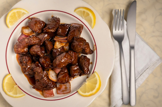 Order Beef Steak Cubes food online from Ppq Dungeness Island store, Millbrae on bringmethat.com