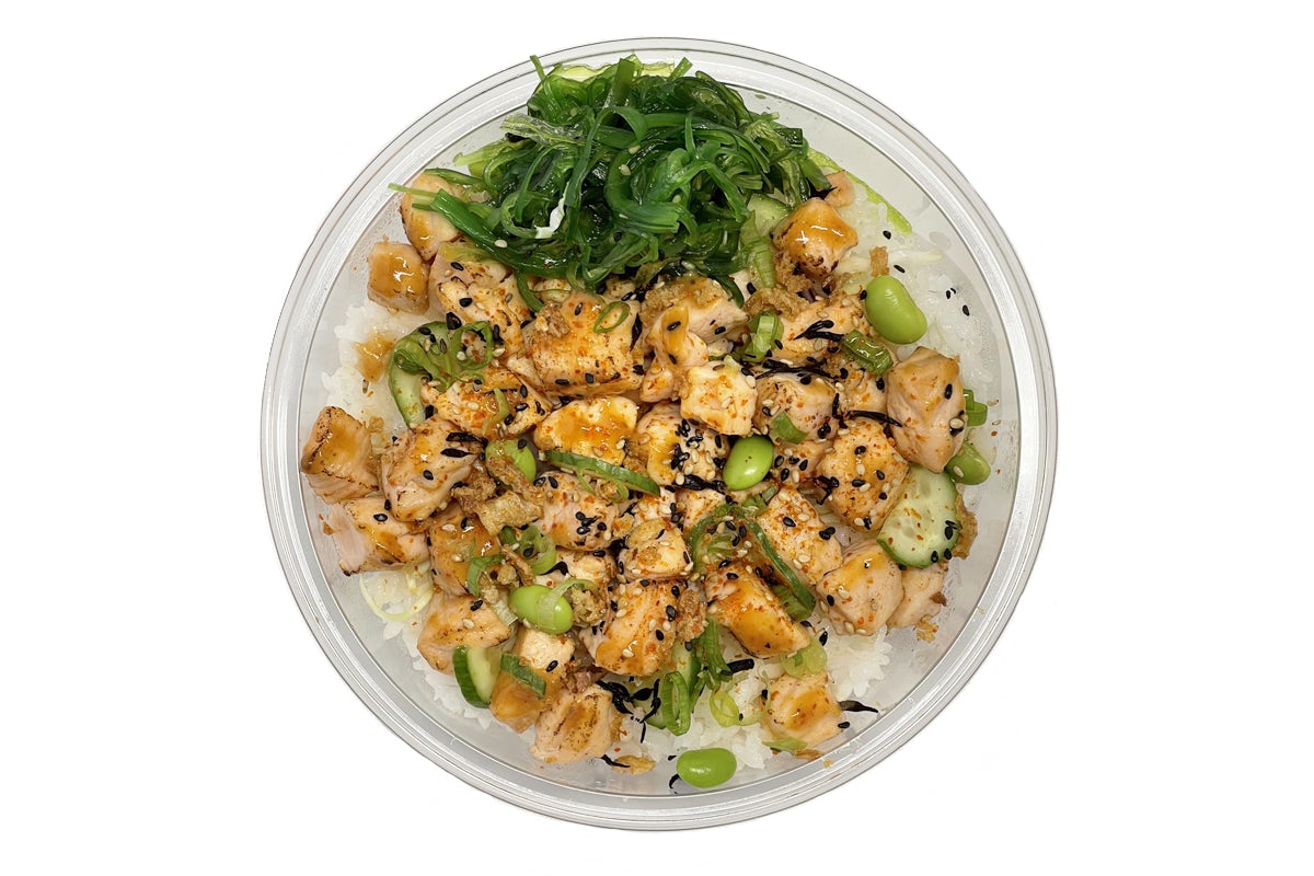 Order Flame-Cooked Miso Sesame Salmon Bowl food online from Pokeworks store, Troy on bringmethat.com