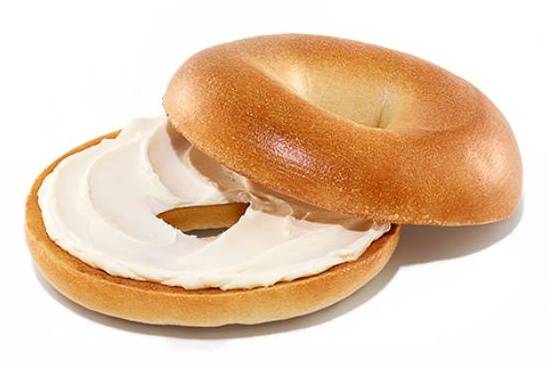 Order Bagel with Cream Cheese food online from Miss Donuts & Bagels store, Fontana on bringmethat.com