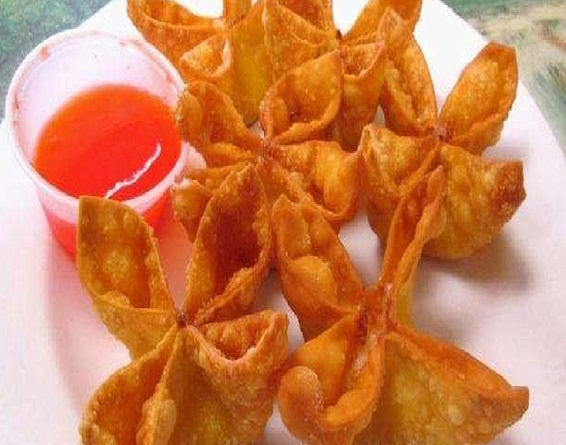 Order crab rangoon (3 pc) food online from Pholicious of Southpoint Mall store, Durham on bringmethat.com