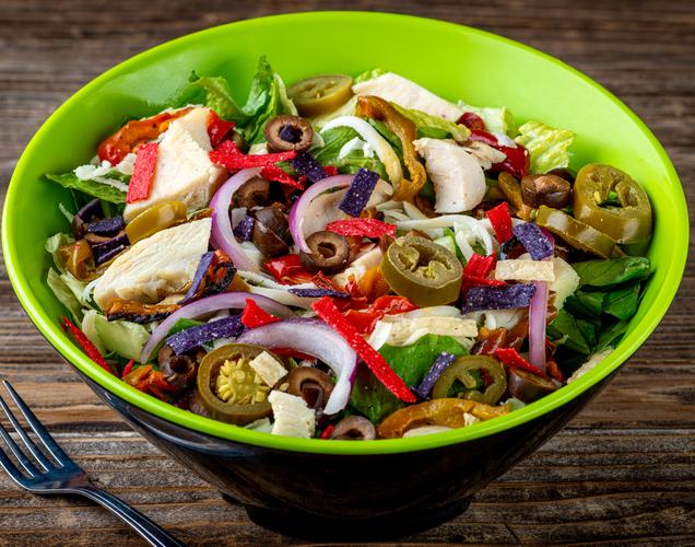 Order Spicy Southwest Salad food online from Fired Pie store, Chandler on bringmethat.com