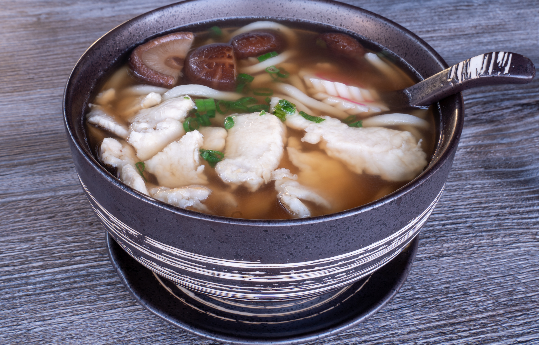 Order Udon Soup with Chicken food online from Seksun Sushi store, Chandler on bringmethat.com