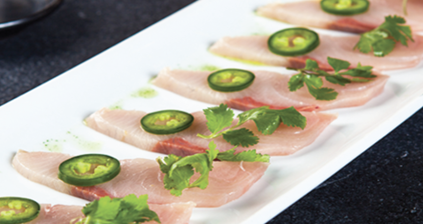 Order YELLOWTAIL JALAPENO food online from Crazy Rockn Sushi store, Los Angeles on bringmethat.com
