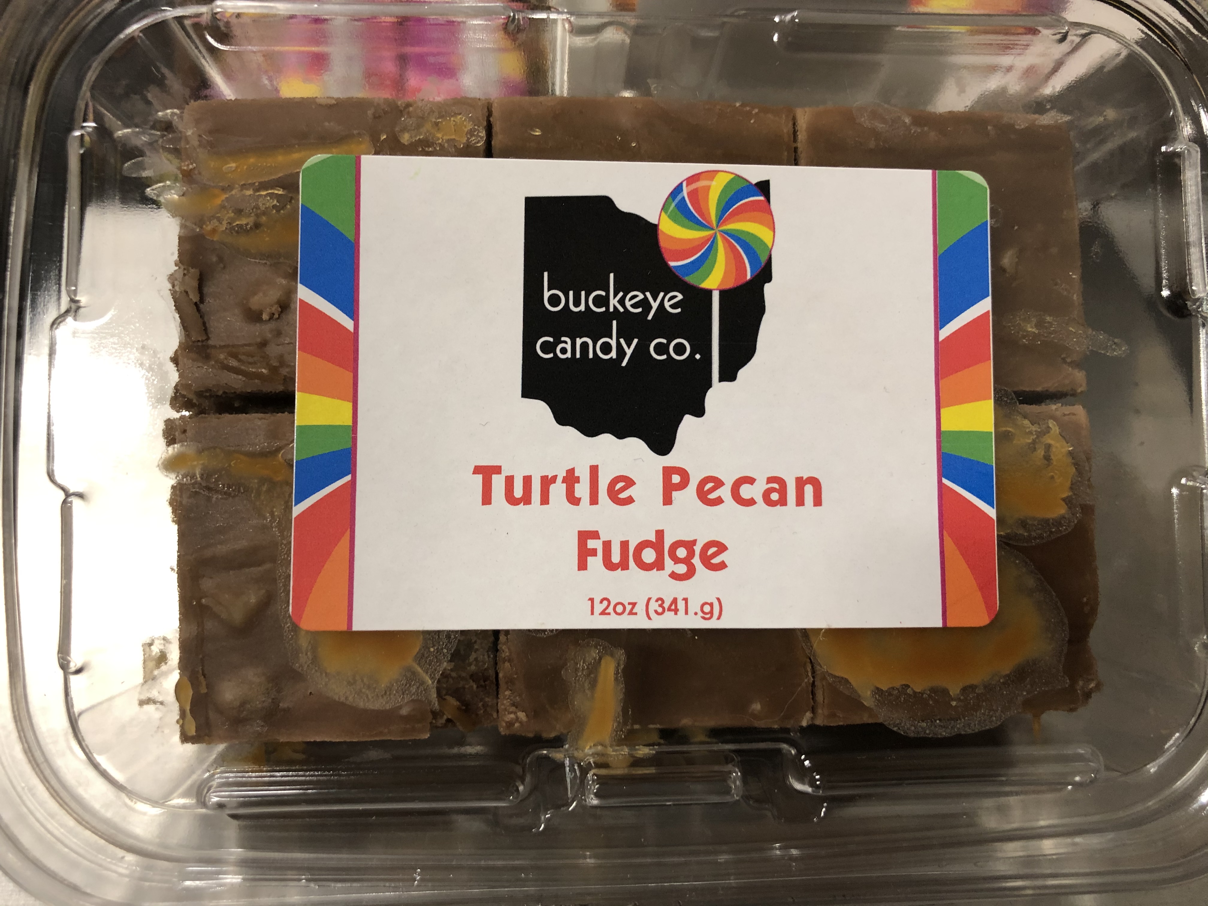 Order Turtle Pecan Fudge Tray food online from Buckeye Candy Company store, Columbus on bringmethat.com
