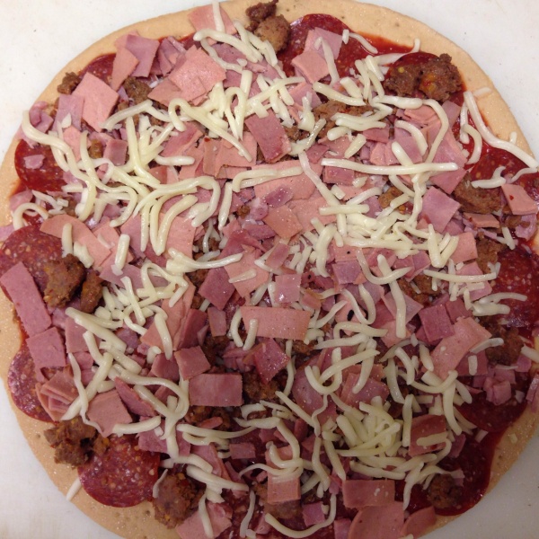 Order Meat Lovers Pizza food online from Pizza Care store, PIttsburgh on bringmethat.com