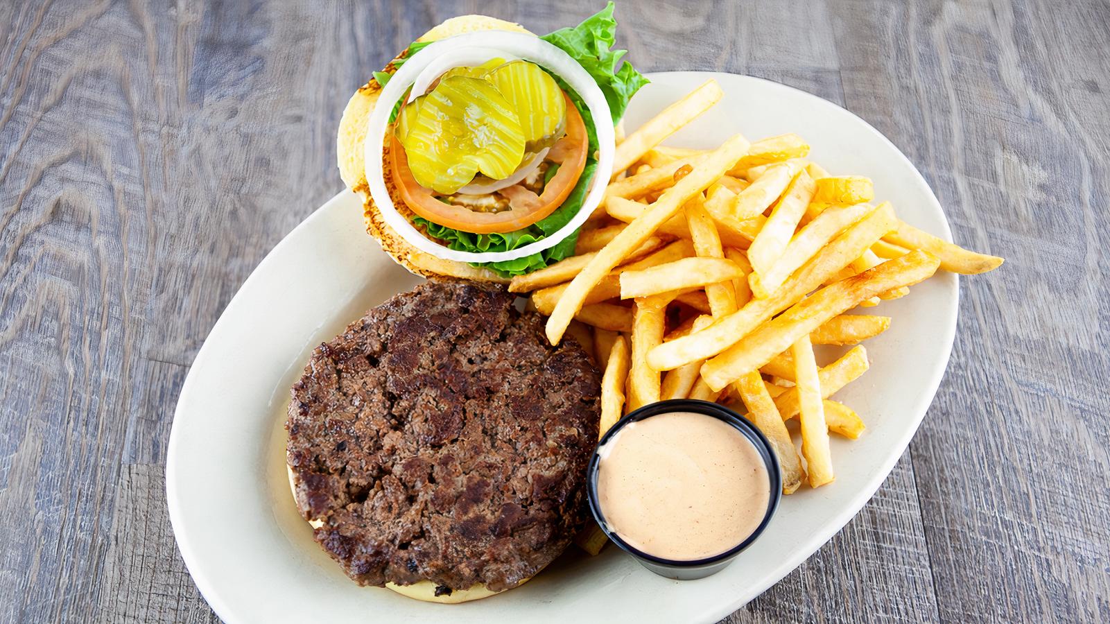 Order Bottler’s Burger food online from Fitz's store, University City on bringmethat.com