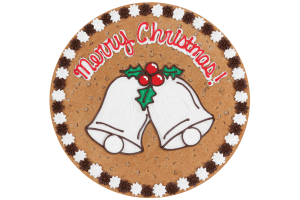 Order Merry Christmas Bells Cookie Cake food online from American Deli on Broad St. store, Athens on bringmethat.com